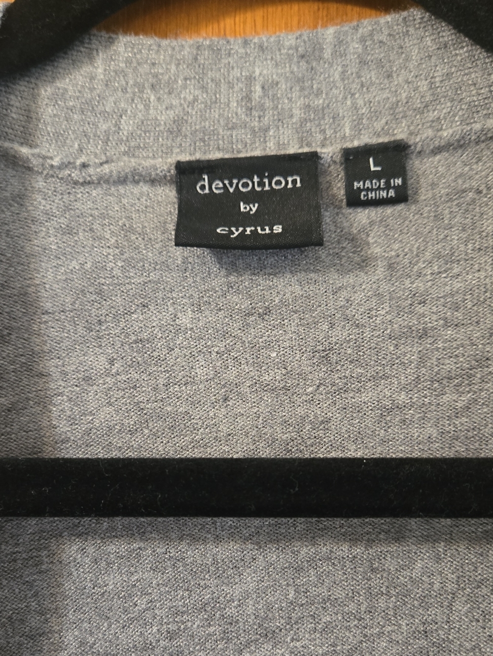 Gray Open-Front Ribbed Pocket Cardigan - Picture 2 of 3